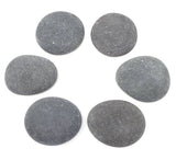 Capcouriers Large Grey Painting Rocks ( 6 Stones ) - 3 to 3.5 inches in length