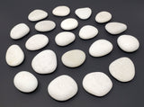 Bulk Capcouriers White Painting Rocks ( 40 Stones ) - About 2 inches in Length