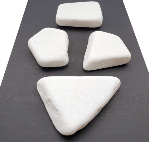 Bulk Capcouriers Santorini Stones ( 22 Stones ) - Flat White Painting