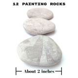 Capcouriers Violet Painting Rocks ( 20 Stones ) - About 2 inches in Length